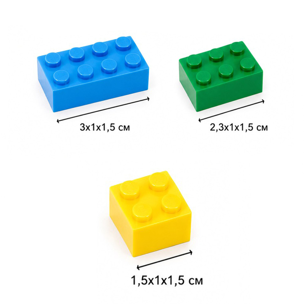 Дитячий конструктор Building Blocks Bambi HC-196C-02, 500 деталей
