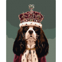 Картина по номерам "Король Чарльз" © Lucia Heffernan Brushme BS53617, 40х50 см                           