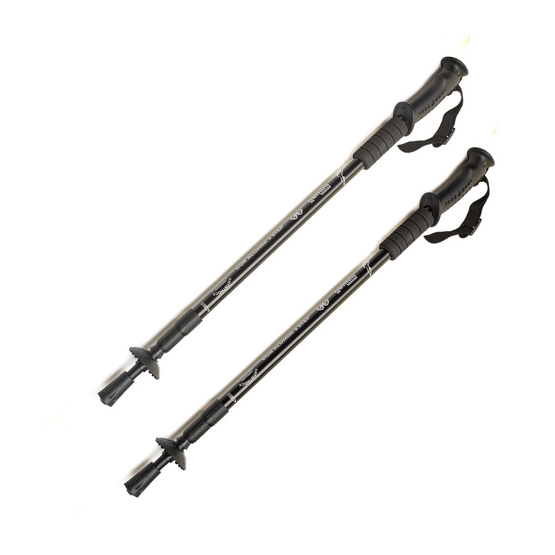 Трекинговые палки с прямой ручкой Gemini Sport TG2019-2BK, черный