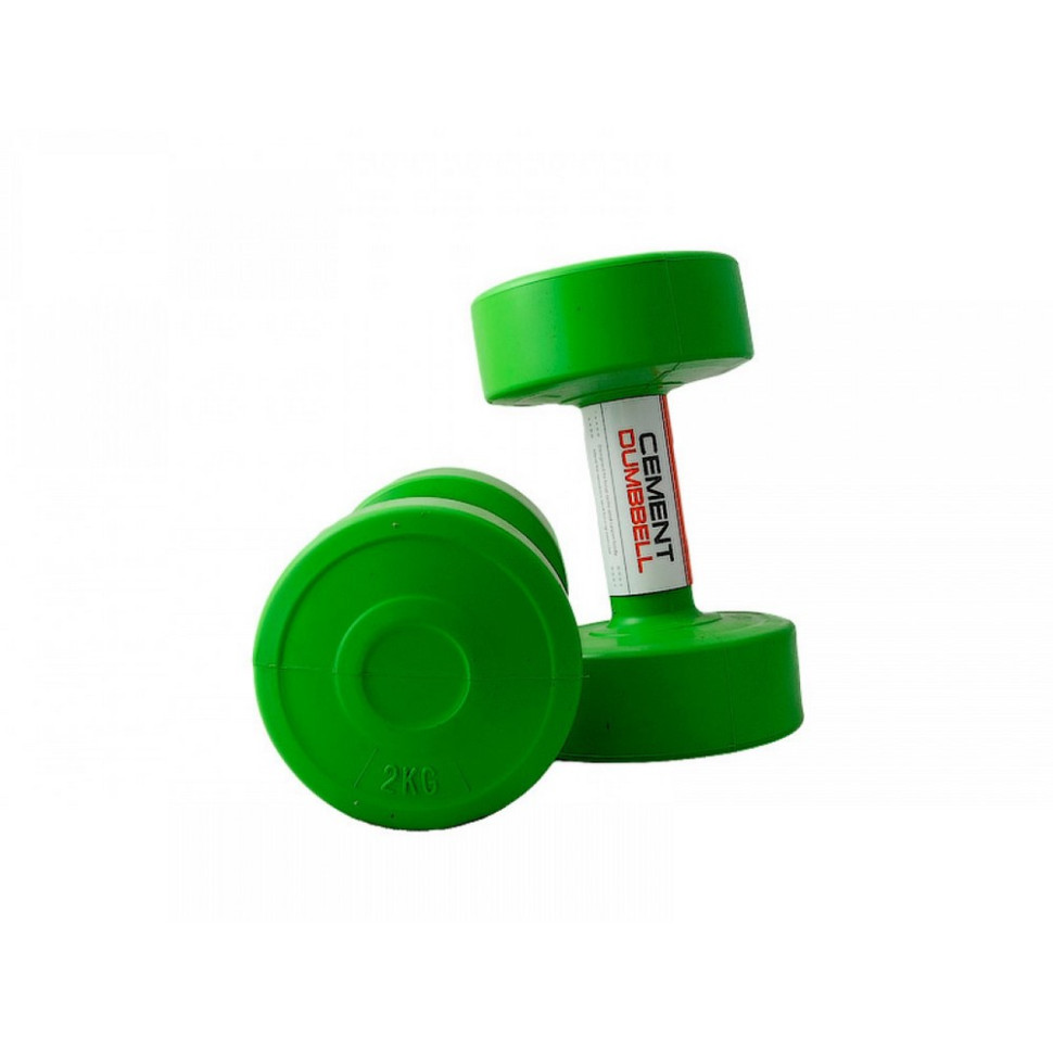 Гантели пластиковые пара CEMENT DUMBELL LiveUp LS2003-2, 2 шт, 2 кг