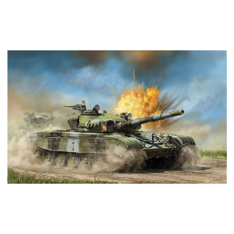 Сборная модель-копия Танк Т-72 М1 Revell RVL-03357 уровень 4 масштаб 1:72