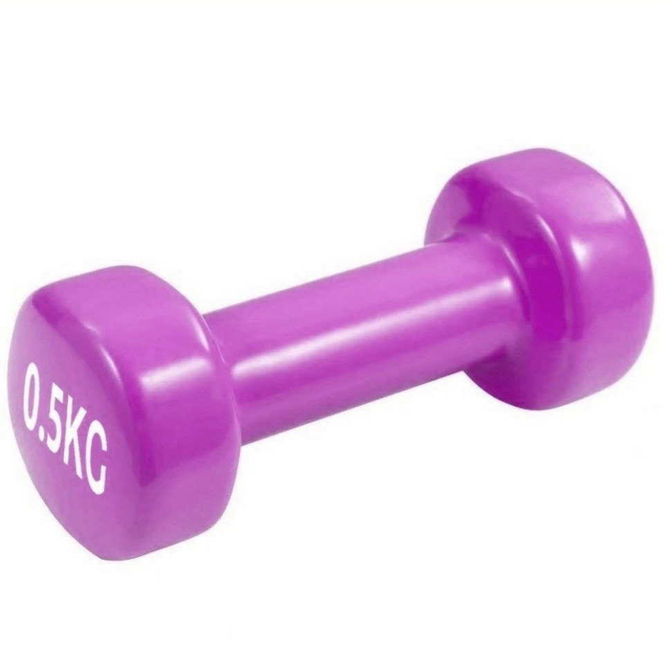 Гантелі вінілові 4125 Achilles PowerPlay PP_4125_0.5kg_2in Рожеві 2 шт по 0,5 кг