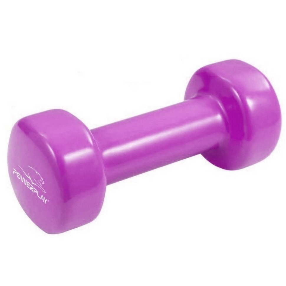 Гантелі вінілові 4125 Achilles PowerPlay PP_4125_0.5kg_2in Рожеві 2 шт по 0,5 кг