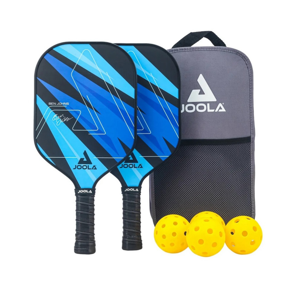 Набор для игры в пиклбол Ben Johns Blue Joola 930949, 2 ракетки 4 мяча