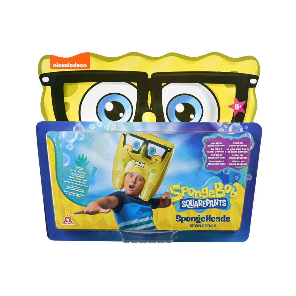 Игрушка-головной убор  SpongeBob SpongeHeads SpongeBob Expression 2 EU690605