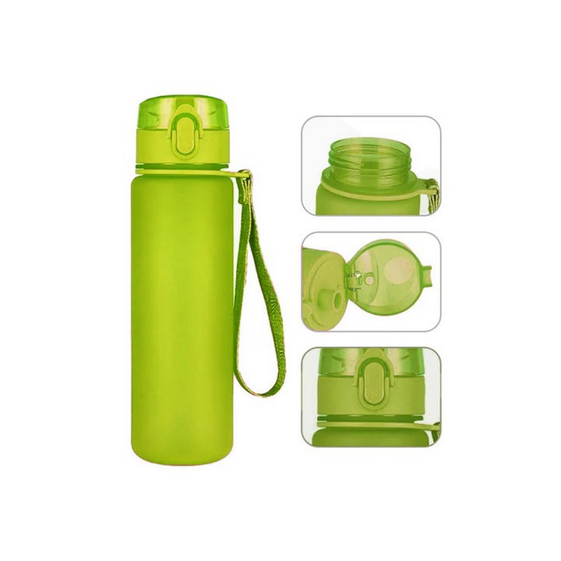 Спортивна пляшка для води AquaFlow EasyFit EF-7003-GN 600 мл, зелена