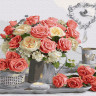 Картина за номерами. Rainbow Art "Чайні троянди" GX36060-RA 