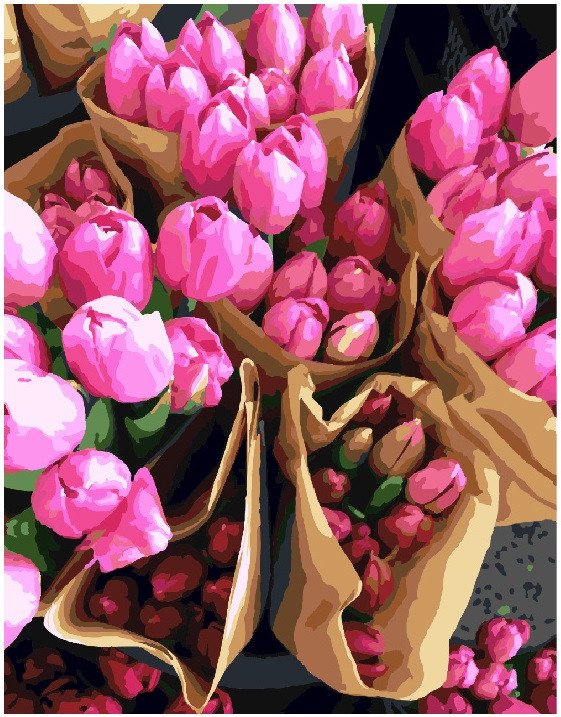 Картина за номерами. Brushme "Голландські тюльпани" GX7520 по цене 240 грн.
