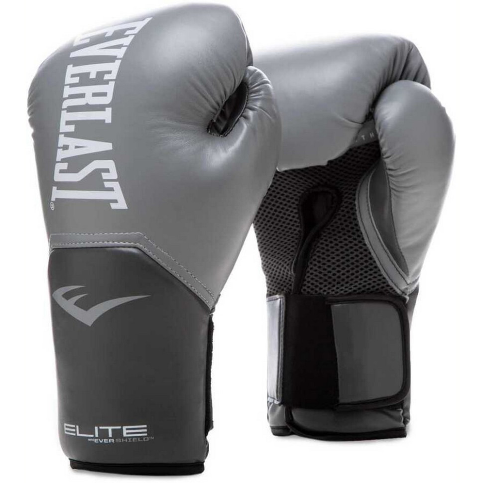 Боксерские перчатки ELITE TRAINING GLOVES Everlast 870282-70-12 серый 12 унций
