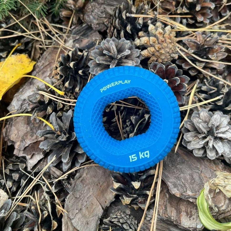 Эспандер кистевой силиконовый PP-4333 Hand Grip Light PowerPlay PP_4333_Blue_15kg 15 кг, Синий