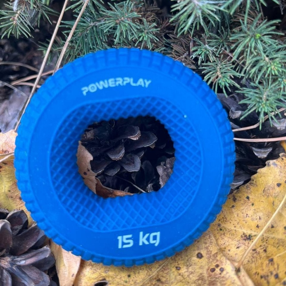 Эспандер кистевой силиконовый PP-4333 Hand Grip Light PowerPlay PP_4333_Blue_15kg 15 кг, Синий