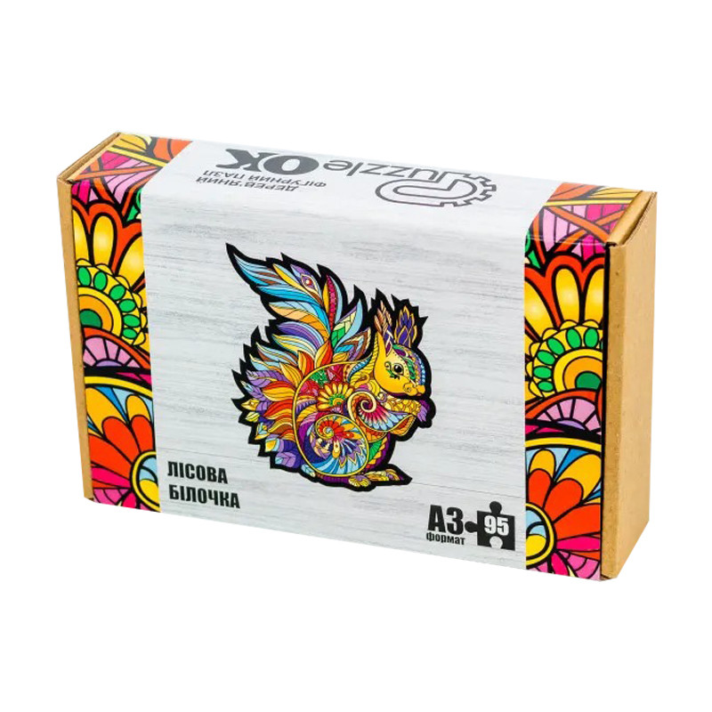 Фігурний дерев'яний пазл 