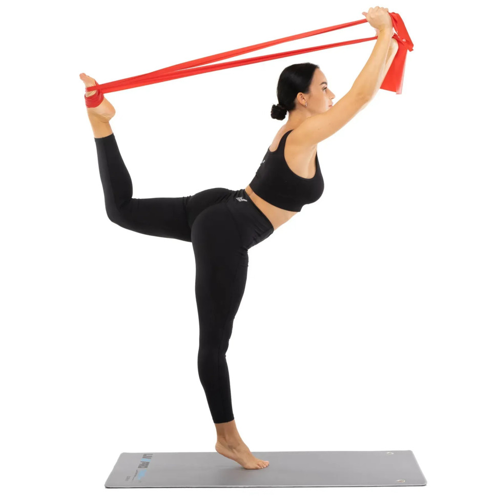 Стрічка-еспандер 12-15 кг Generation Fitness 523567FS 200х15х0,6 см, розмір L, червоний