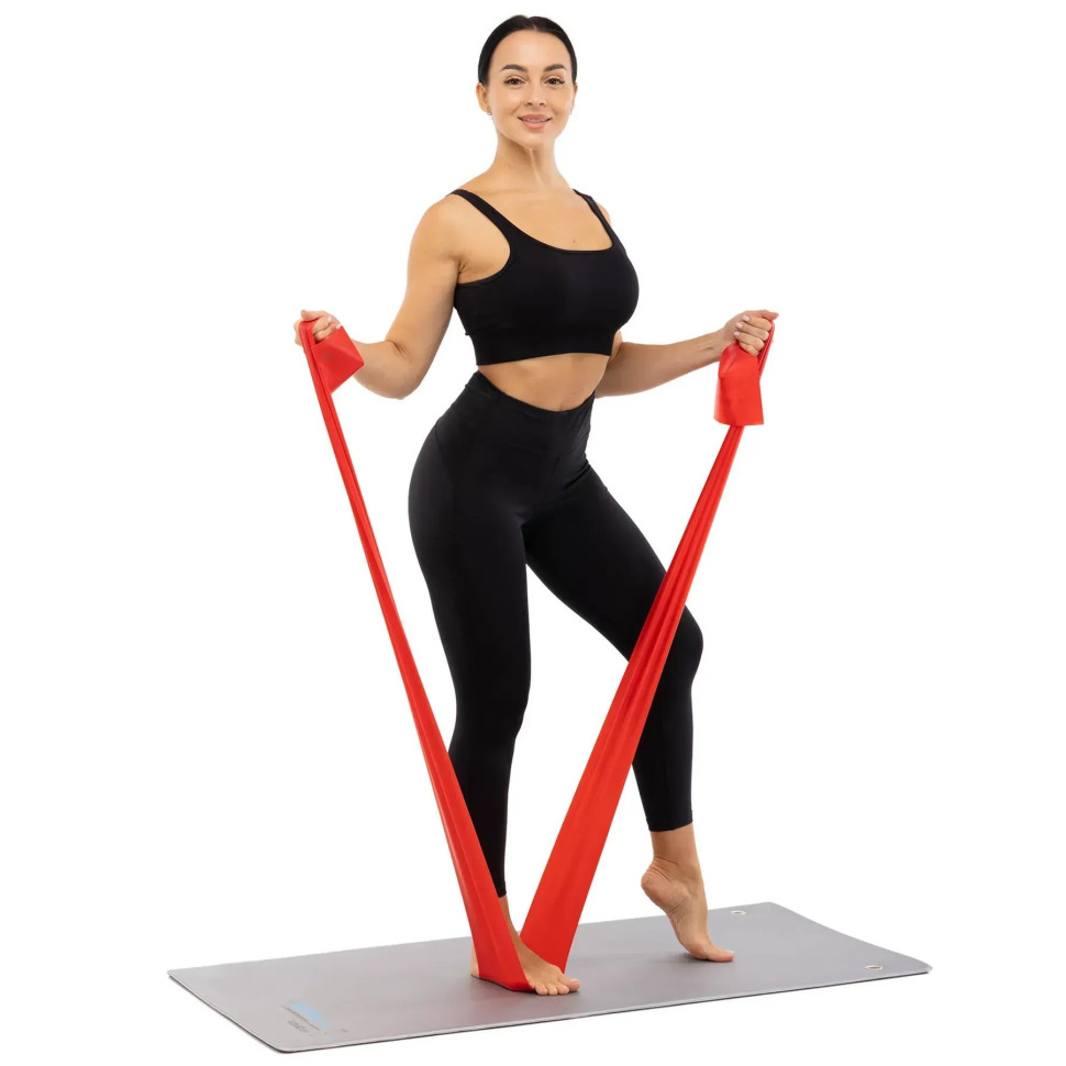 Стрічка-еспандер 12-15 кг Generation Fitness 523567FS 200х15х0,6 см, розмір L, червоний