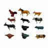 Іграшкові тварини Metr+ LT02-1K 12 шт в наборі 