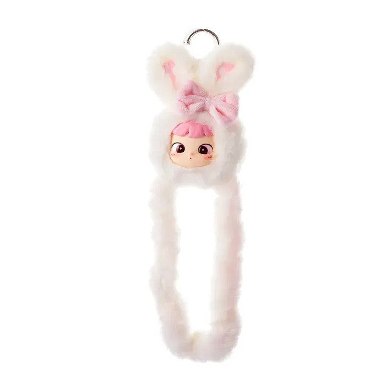 Коллекционная игрушка с кольцом Cimmy Fluffy Bunny Snowy Tangle HWTANGLE01S01-WC02