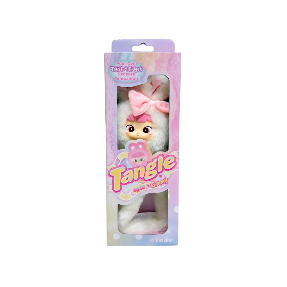 Коллекционная игрушка с кольцом Cimmy Fluffy Bunny Snowy Tangle HWTANGLE01S01-WC02