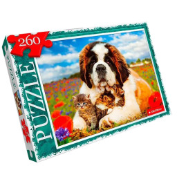 Пазл классический "Лучшие друзья" Danko Toys C260-13-08, 260 элементов