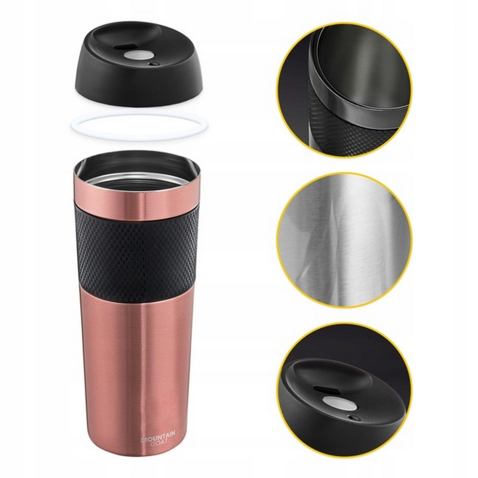 Термокружка Travel Mountain Goat P-5907739315960 Rose Gold 0.4 л