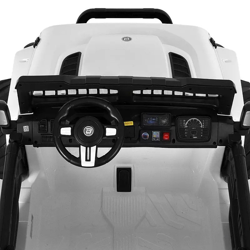 Дитячий електромобіль Джип Bambi Racer M 6380EBLR-1(24V) до 30 кг, білий