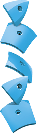 Geomag KOR Cover Blue | Магнітний конструктор Геомаг Кор блакитний PF.800.573.00