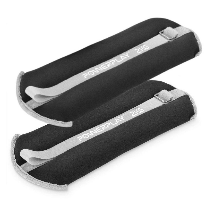 Обважнювачі-манжети для ніг і рук PP-4349 Ankle/Wrist Weights PowerPlay PP_4349_Black_2, 2 по 2 кг