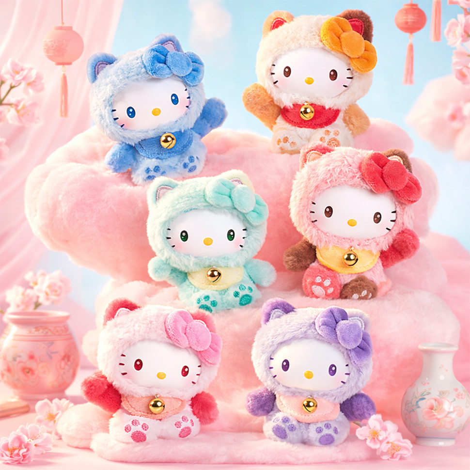М’яка іграшка-сюрприз на кліпсі Казкові бажання Pop Top HELLO KITTY 25MR-017