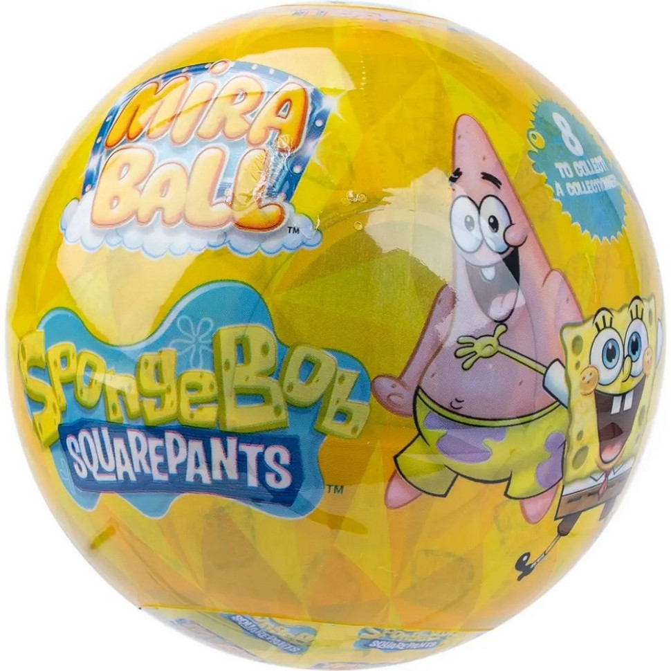 Детская мягкая игрушка-сюрприз SpongeBob Miraball M14165 в ассортименте