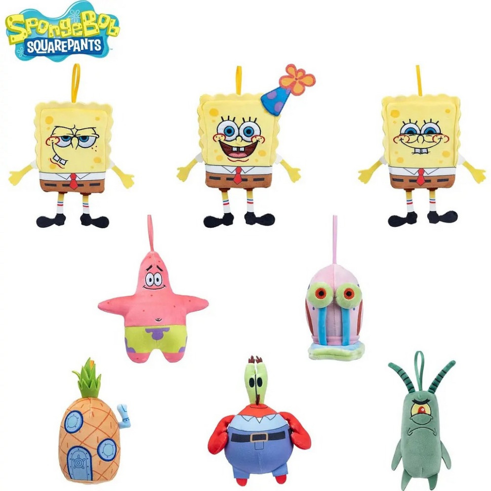 Детская мягкая игрушка-сюрприз SpongeBob Miraball M14165 в ассортименте