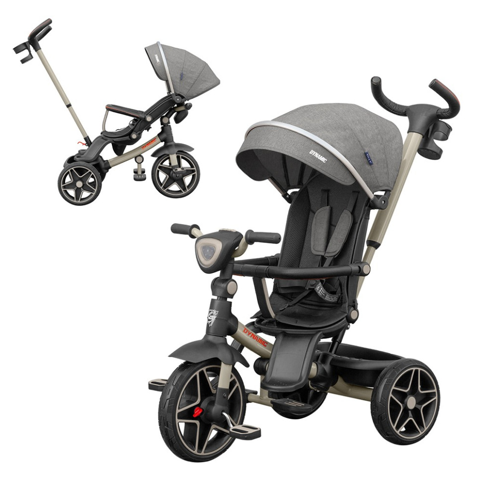 Детский трехколесный велосипед DYNAMIC Tilly T-3810 GREY, серый