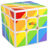 Кубик Рубіка Райдужний 3х3 Білий Smart Cube SC362