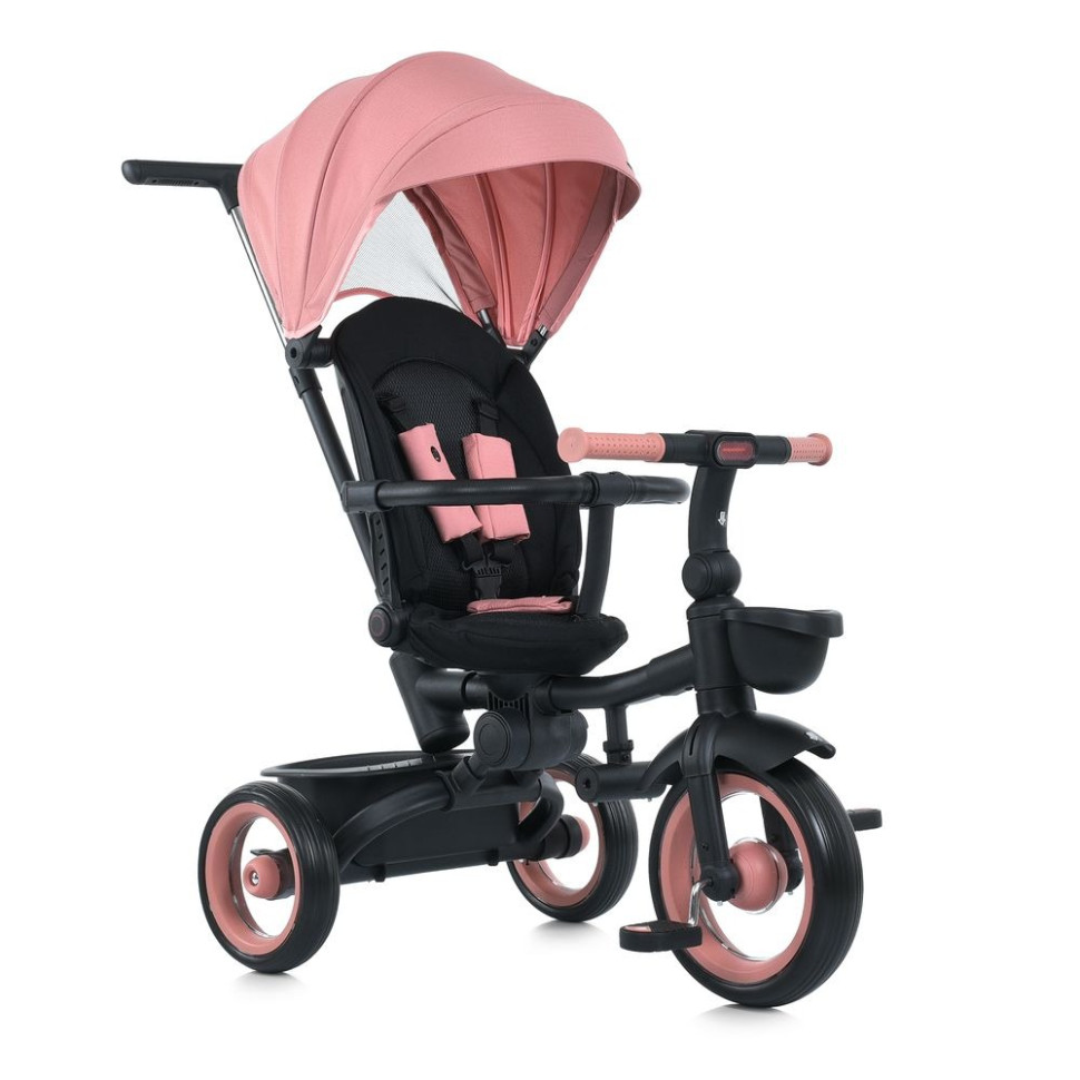 Дитячий триколісний велосипед Turbotrike MT 1038 Peach Fuzz, з батьківською ручкою
