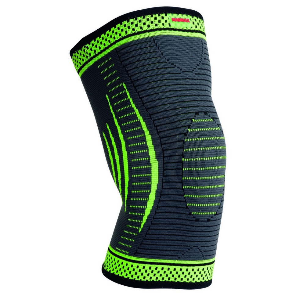 Компрессионный наколенник MFA-284 3D Compressive knee support MadMax MFA-284_M, green, M