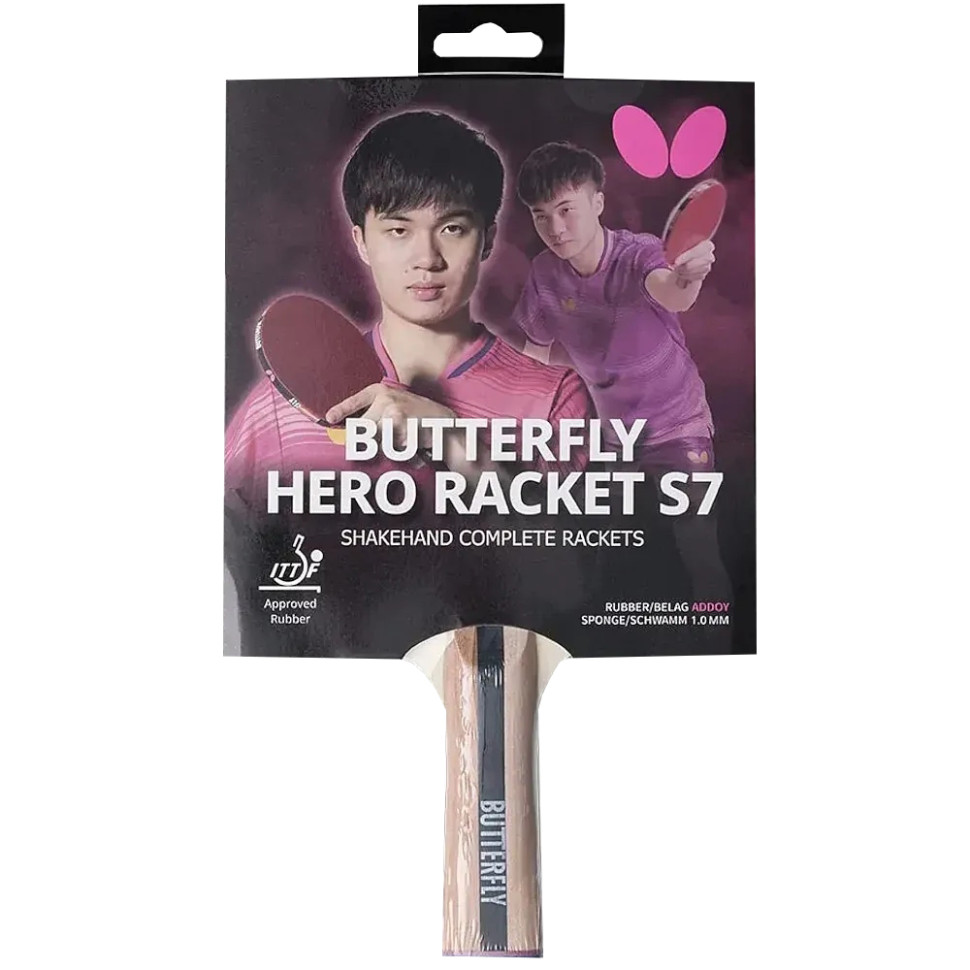Ракетка для настільного тенісу HERO Racket S7 Lin Yun-Ju 6251770002 Butterfly 932290