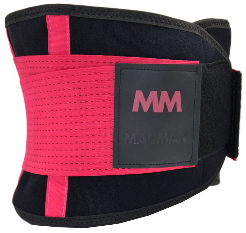 Пояс компресійний MFA-277 Slimming belt MadMax MFA-277-RED_M, Black/rubine, red, M