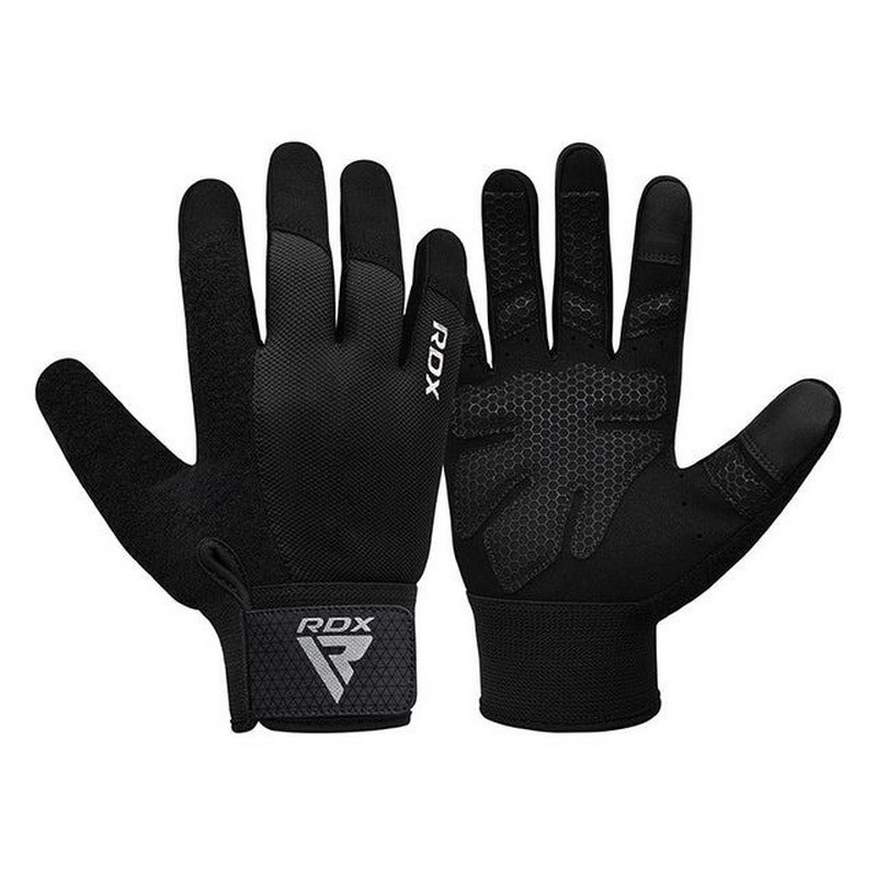 Рукавички для фітнесу W1 Full Finger Plus RDX Inc Limited WGA-W1FB-XL+ Black, XL