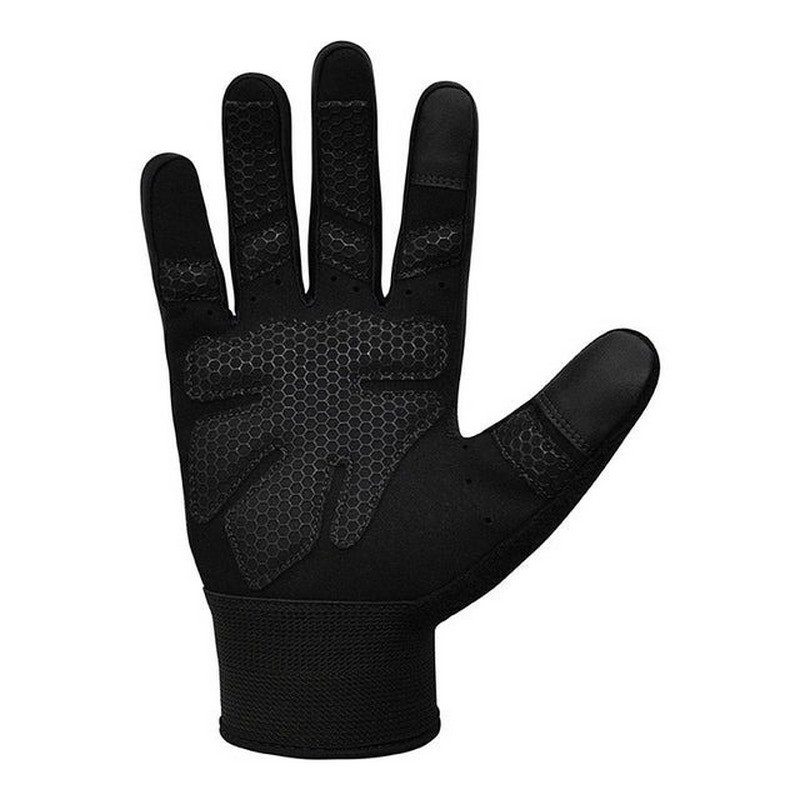 Рукавички для фітнесу W1 Full Finger Plus RDX Inc Limited WGA-W1FB-XL+ Black, XL