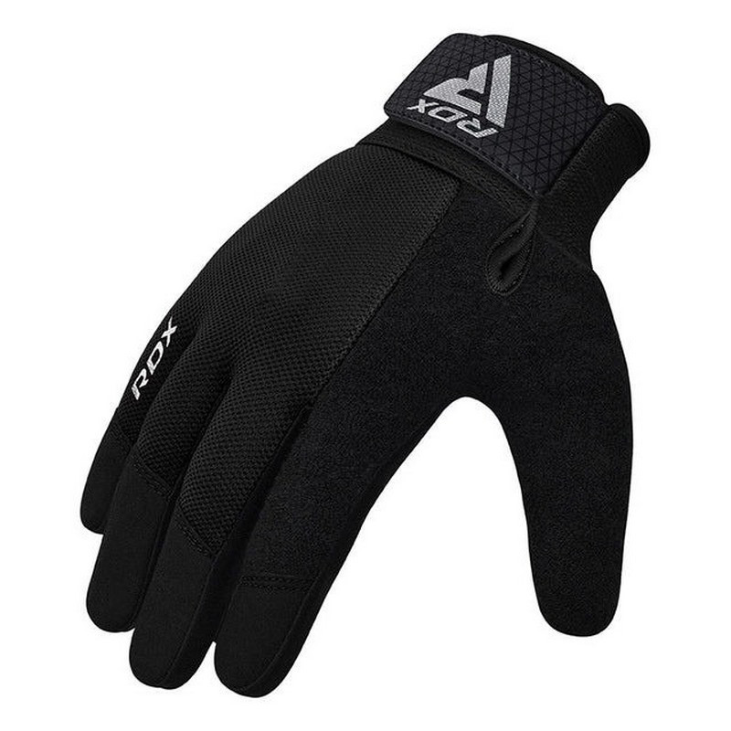 Рукавички для фітнесу W1 Full Finger Plus RDX Inc Limited WGA-W1FB-XL+ Black, XL