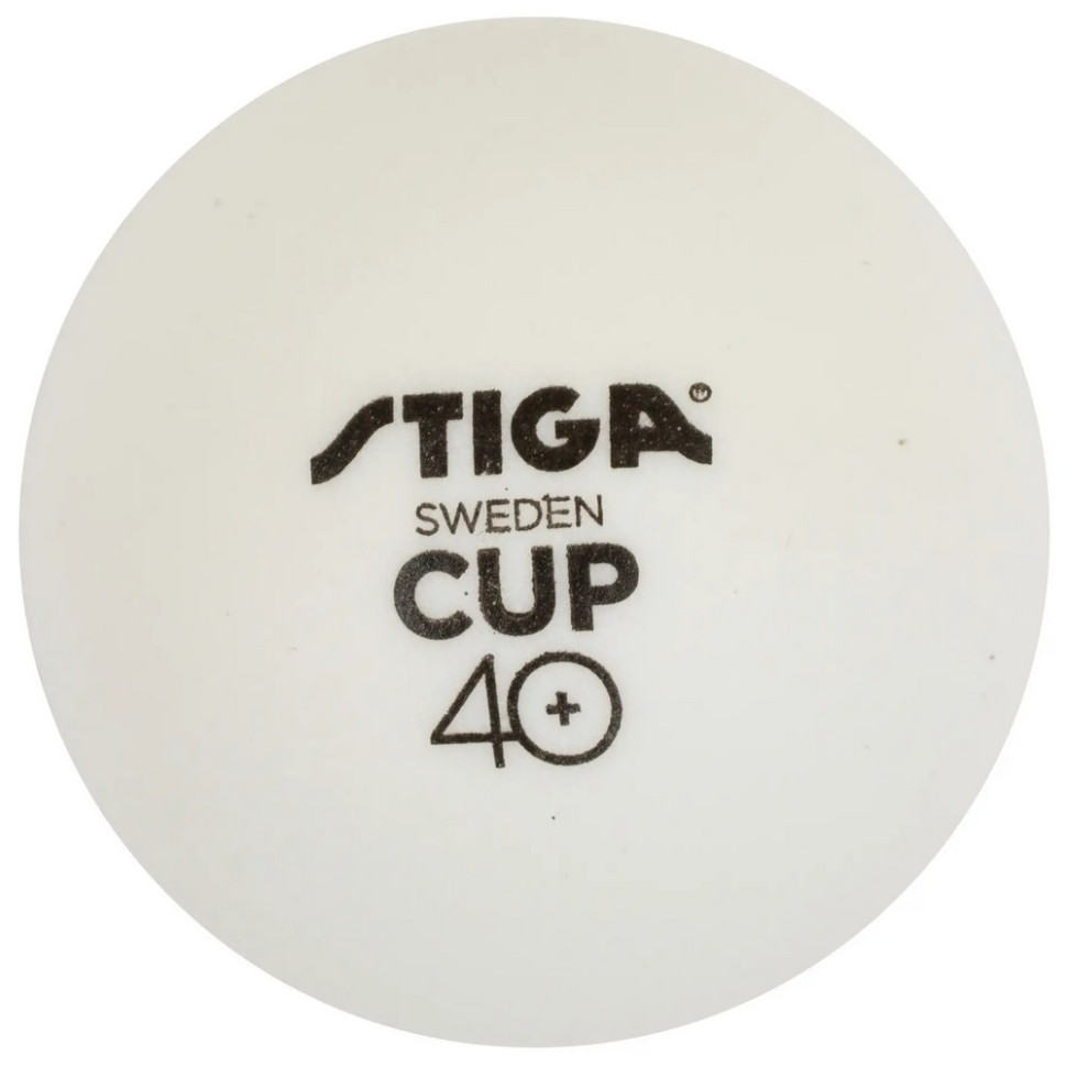 М'ячі для настільного тенісу Cup ABS Stiga 931161, 12 штук (1110-2510-12)