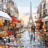 Картина за номерами. Brushme "Париж після дощу" GX8090 