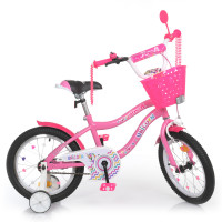 Велосипед дитячий PROF1 Y16241-1 16 дюймів, рожевий
