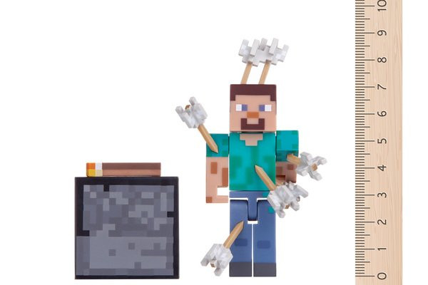 Колекційна фігурка Minecraft Steve with Arrow серія 4 19971M по цене 294 грн.