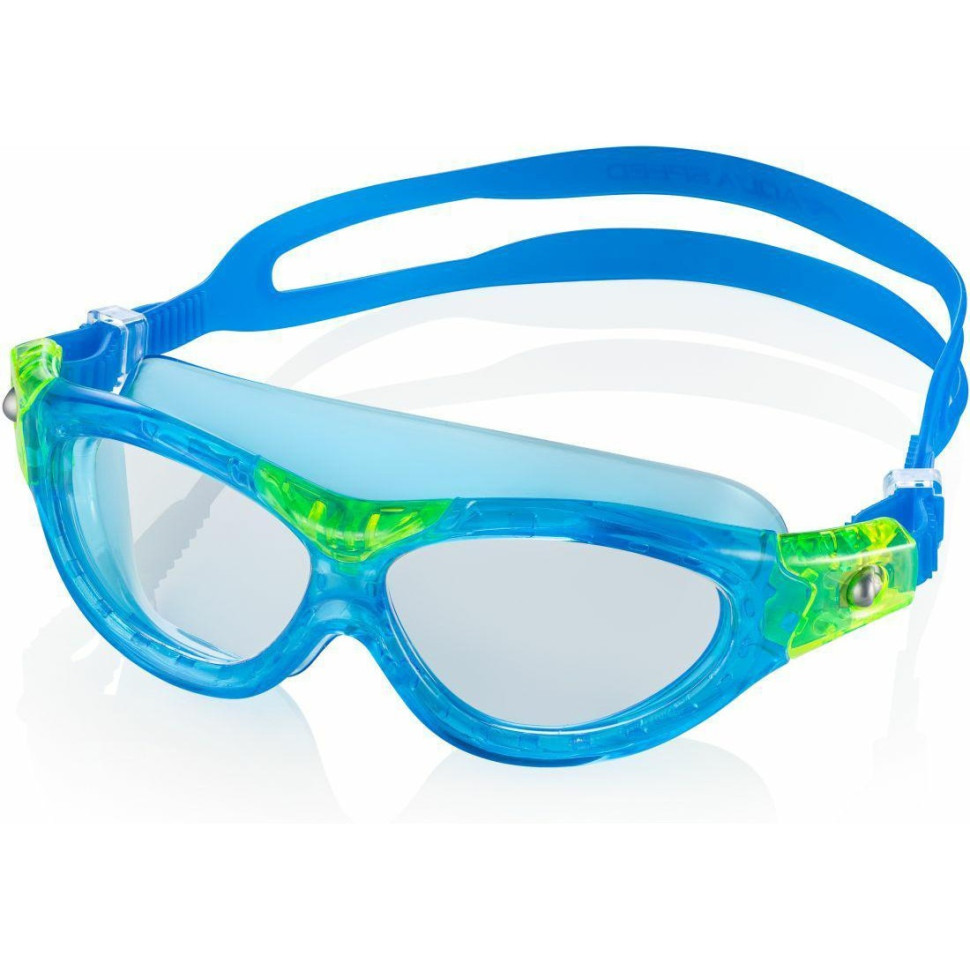 Очки для плавания MARIN KID 9020 Aqua Speed 215-02 голубой, зеленый, OSFM