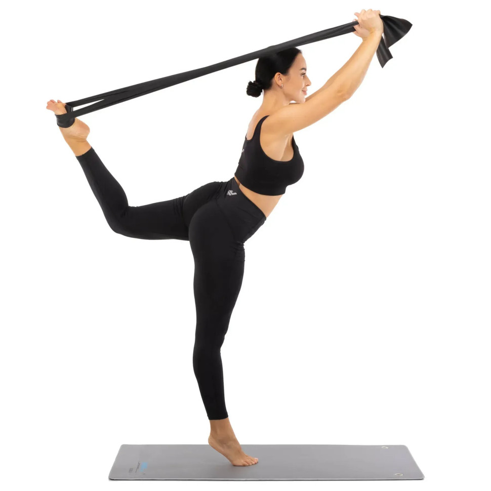 Стрічка-еспандер 15-20 кг Generation Fitness 523568FS 200х15х0,7 см, розмір XL, чорний