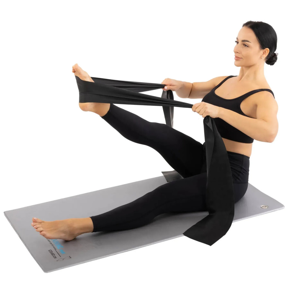 Стрічка-еспандер 15-20 кг Generation Fitness 523568FS 200х15х0,7 см, розмір XL, чорний