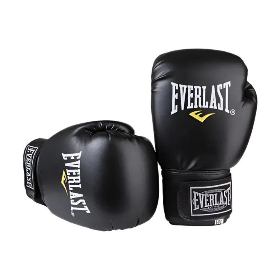 Боксерські рукавички Everlast EF-0370-12 чорні 12 унцій (12 oz) 