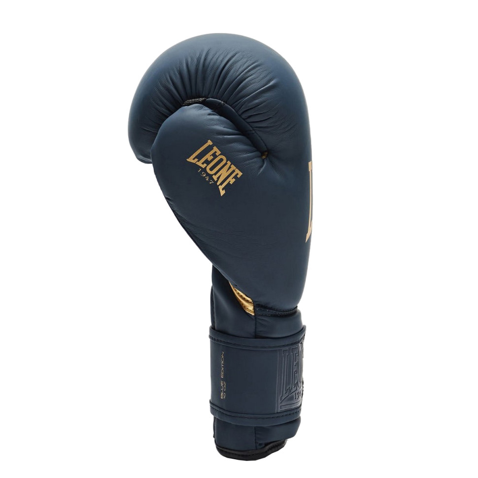 Боксерские перчатки GN059B Leone GN059B_Blue_16oz 16 унций (капа в комплекте)