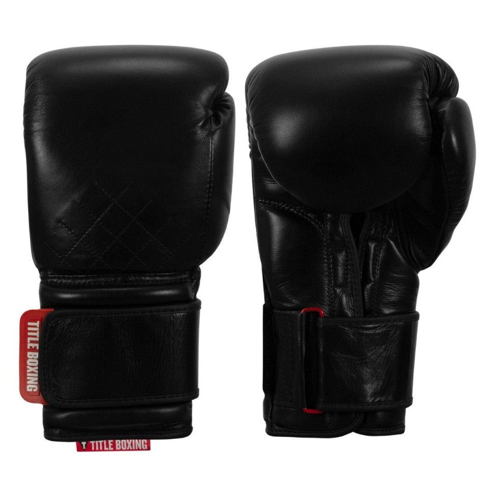 Боксерские перчатки Boxing Ko-Vert TITLE KOVBG 16 oz BK 16 унций (бинты в комплекте)