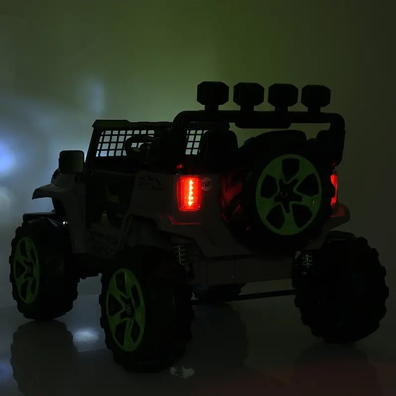 Дитячий електромобіль Джип Bambi Racer M 6380EBLR-11(24V) до 30 кг, сірий