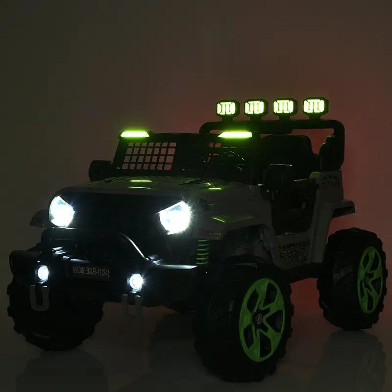 Дитячий електромобіль Джип Bambi Racer M 6380EBLR-11(24V) до 30 кг, сірий